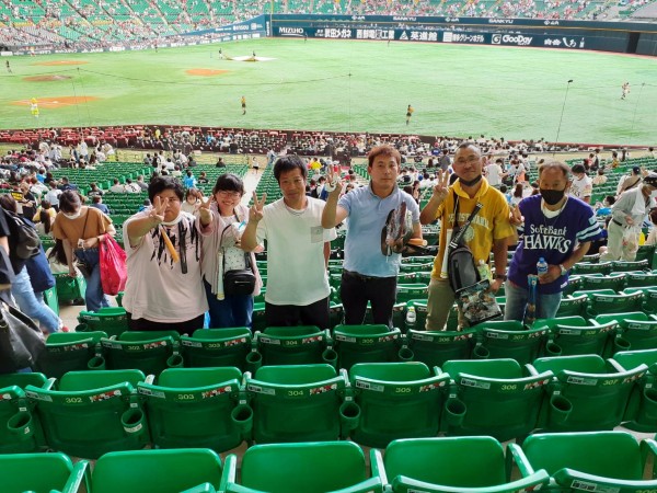 レクレーションで福岡PayPayドームでプロ野球交流戦を観戦しました。