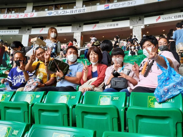 レクレーションで福岡PayPayドームでプロ野球交流戦を観戦しました。